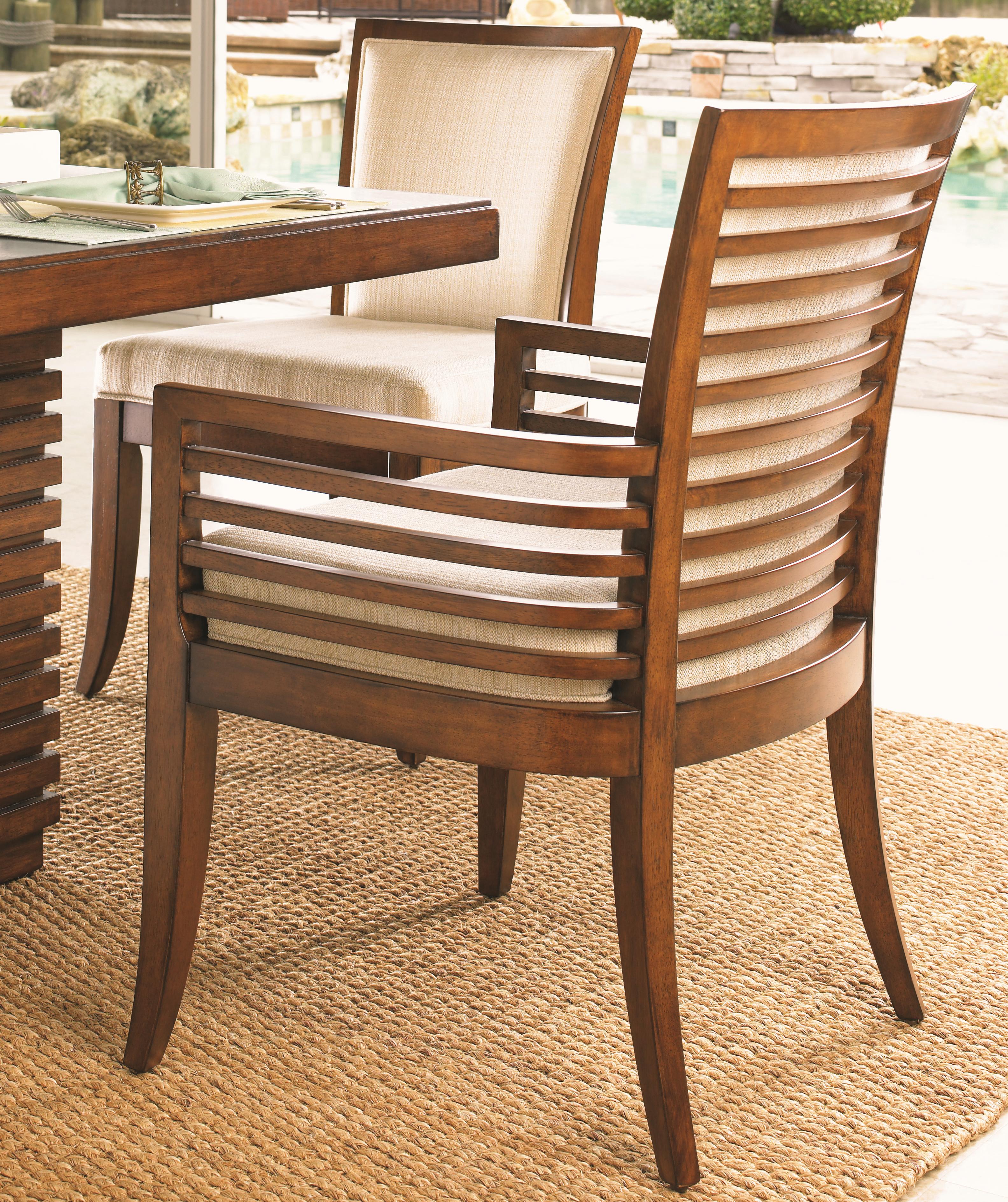 Tommy Bahama Home Ocean Club 716918001 Kowloon Dining Arm Chair